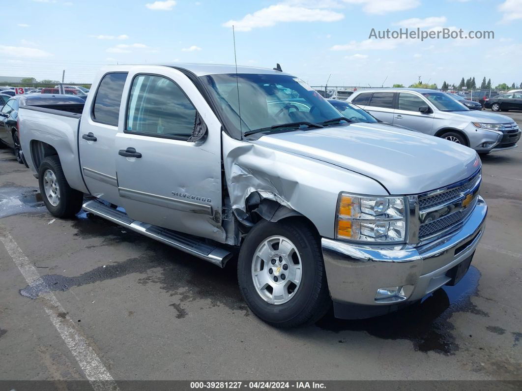 2012 Chevrolet Silverado 1500 Lt Silver vin: 3GCPCSE08CG261287