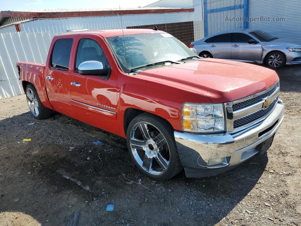 2013 Chevrolet Silverado C1500 Lt Red vin: 3GCPCSE08DG132189