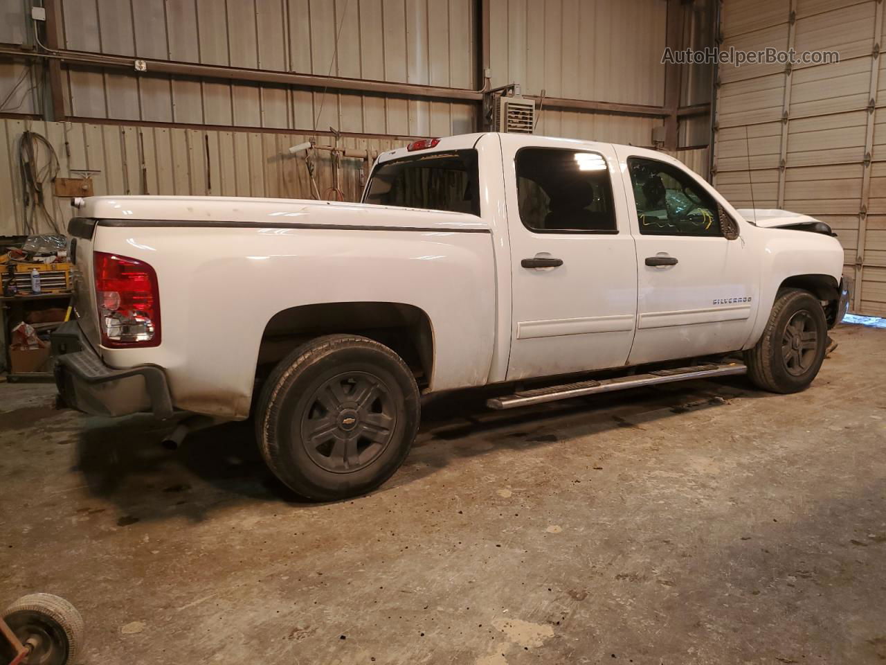 2013 Chevrolet Silverado C1500 Lt White vin: 3GCPCSE08DG185457