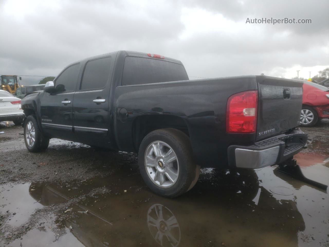 2013 Chevrolet Silverado C1500 Lt Black vin: 3GCPCSE0XDG352644