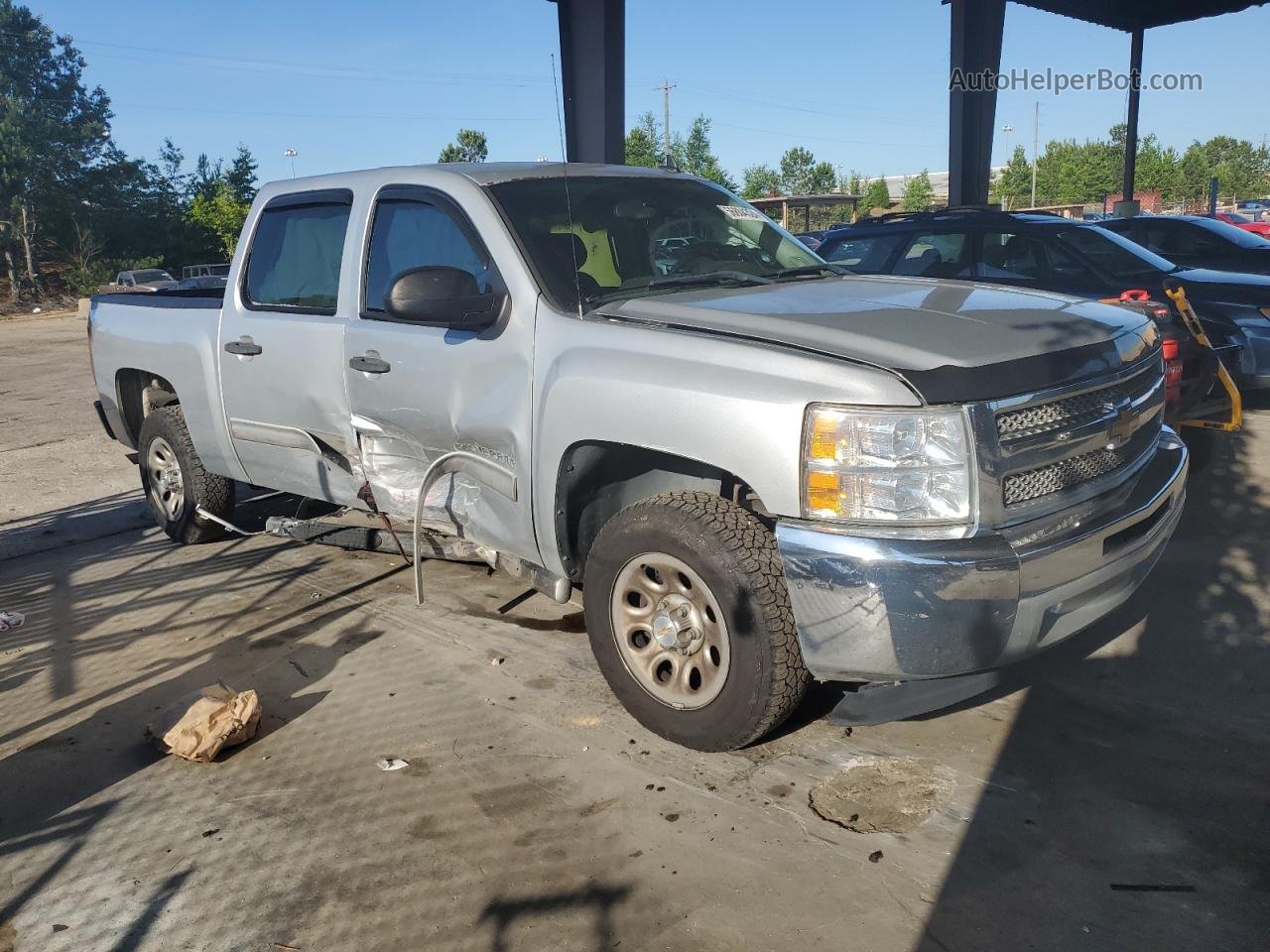 2013 Chevrolet Silverado C1500 Lt Серебряный vin: 3GCPCSEA3DG324533