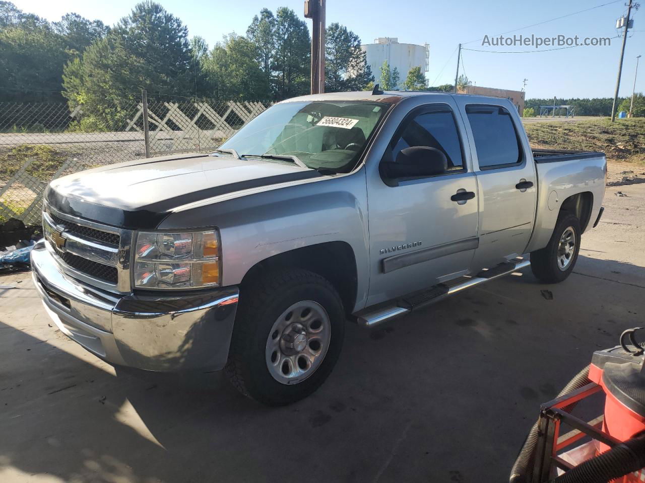 2013 Chevrolet Silverado C1500 Lt Silver vin: 3GCPCSEA3DG324533