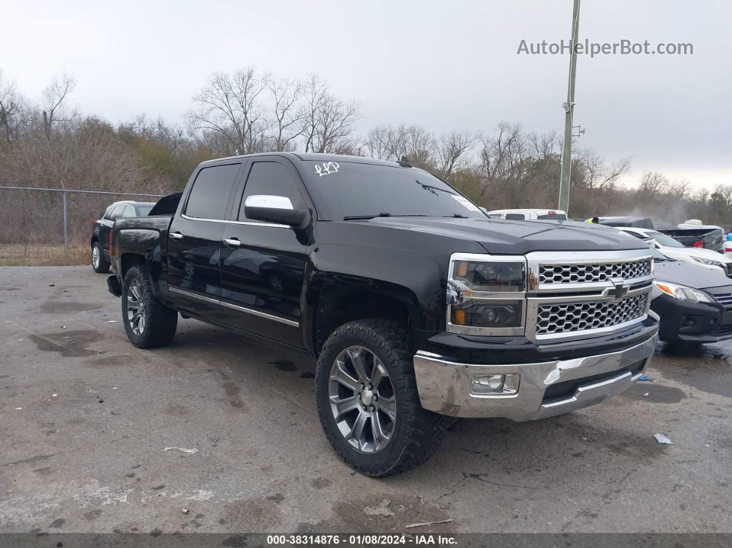 2015 Chevrolet Silverado 1500 1lz Black vin: 3GCPCSEC3FG526261