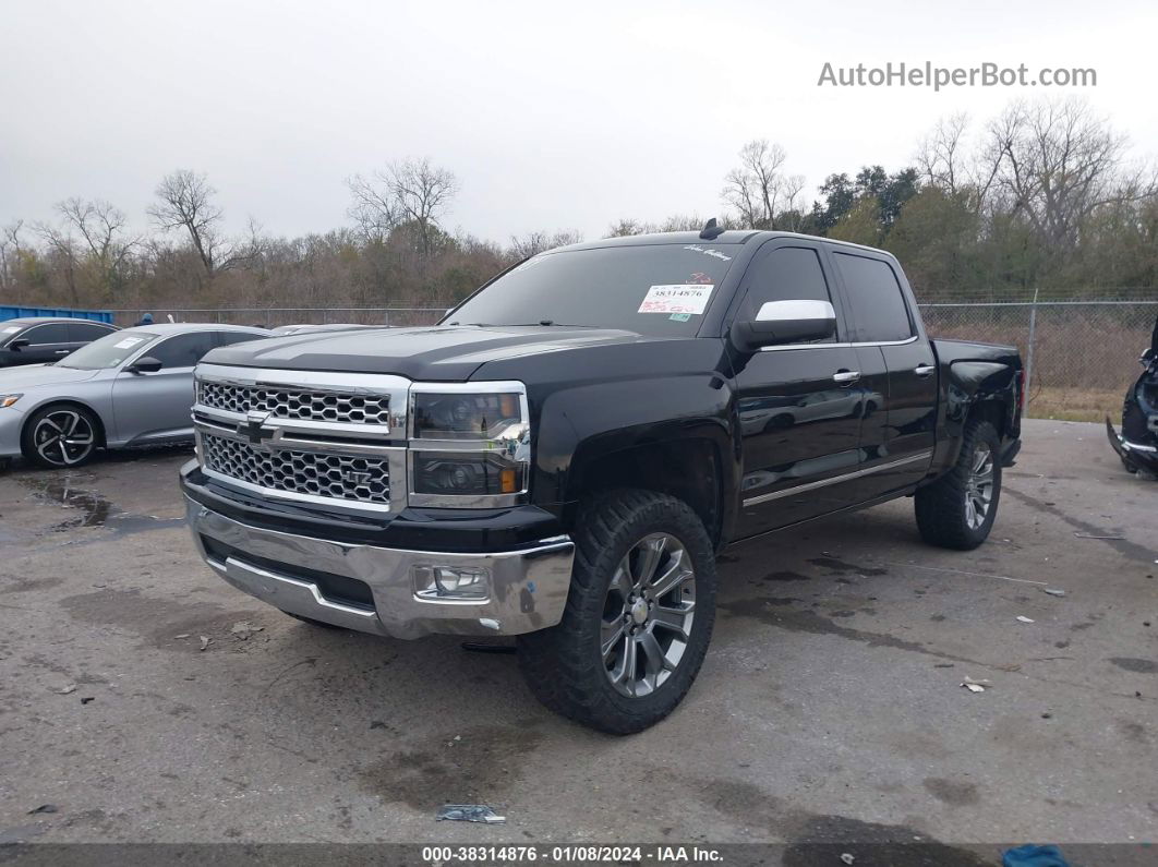 2015 Chevrolet Silverado 1500 1lz Black vin: 3GCPCSEC3FG526261