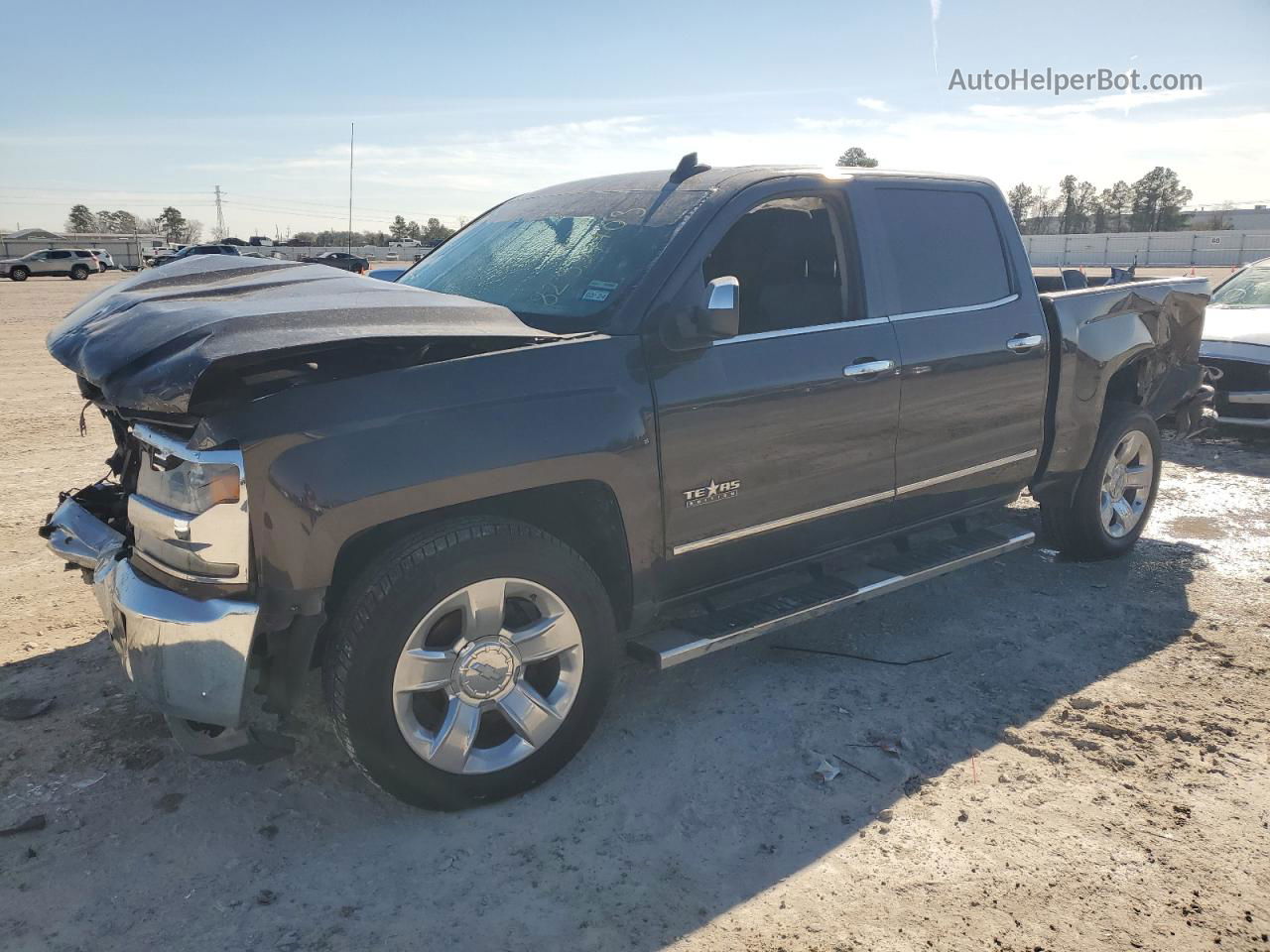 2016 Chevrolet Silverado C1500 Ltz Gray vin: 3GCPCSEC5GG193000