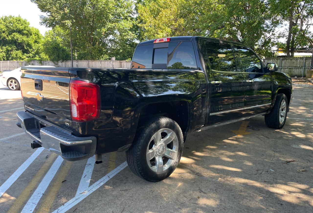 2018 Chevrolet Silverado C1500 Ltz Black vin: 3GCPCSECXJG277384