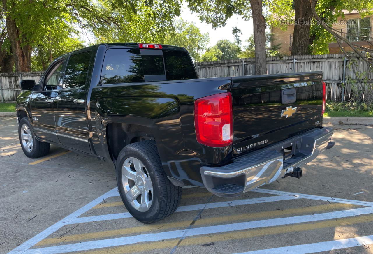 2018 Chevrolet Silverado C1500 Ltz Black vin: 3GCPCSECXJG277384