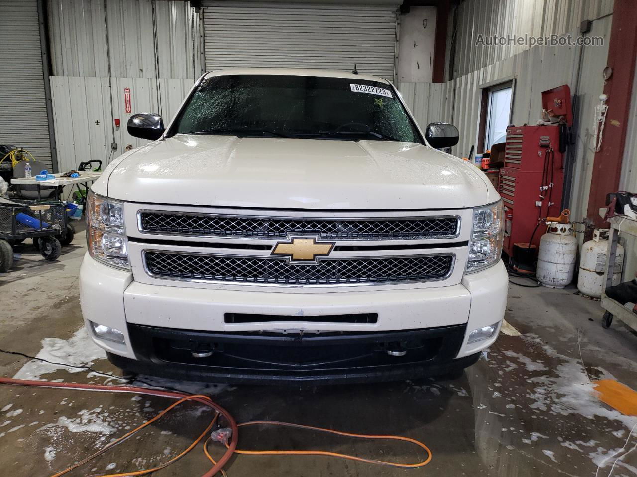 2013 Chevrolet Silverado C1500 Ltz White vin: 3GCPCTE02DG164271