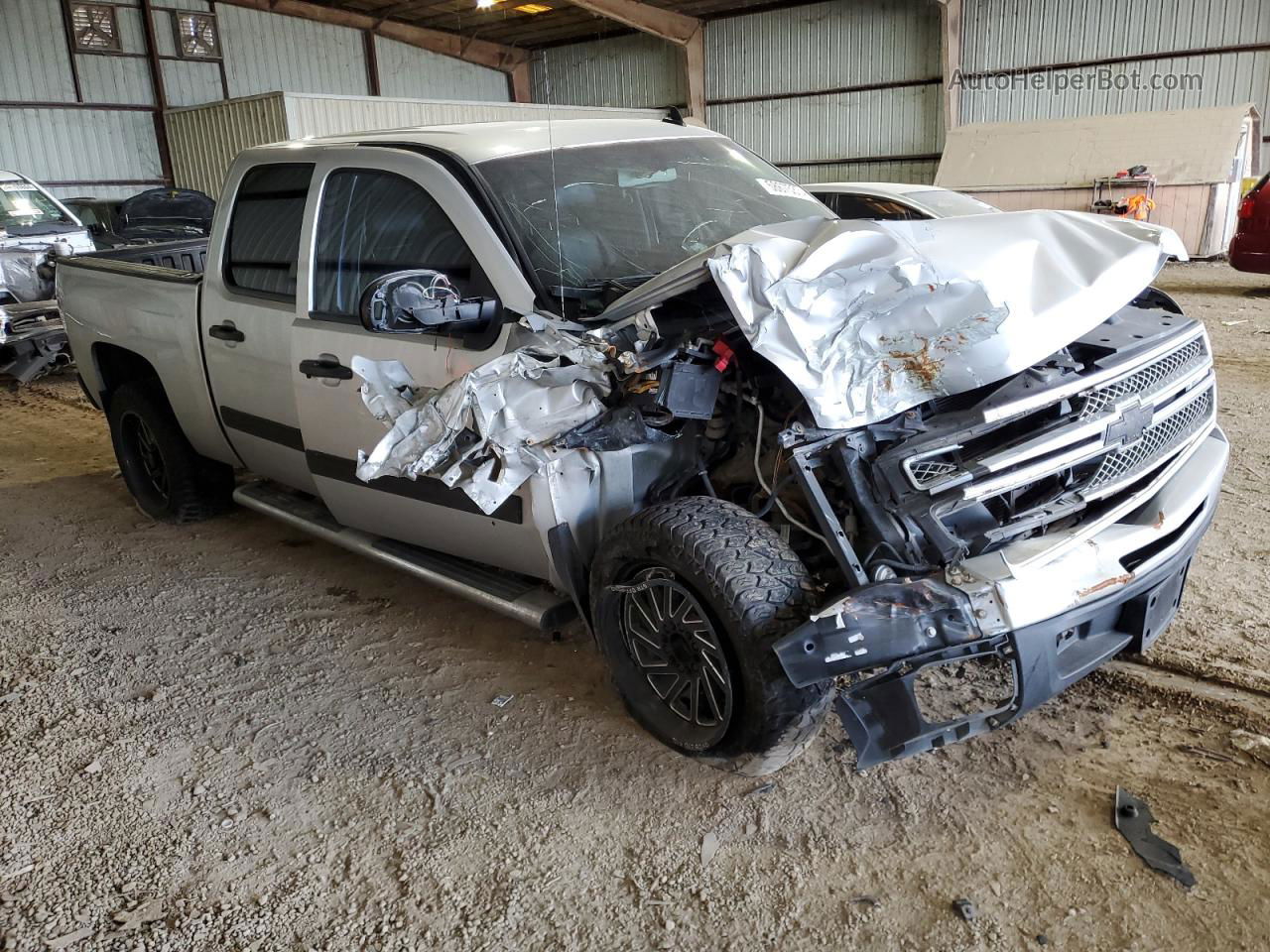 2013 Chevrolet Silverado C1500 Ltz Silver vin: 3GCPCTE0XDG283590