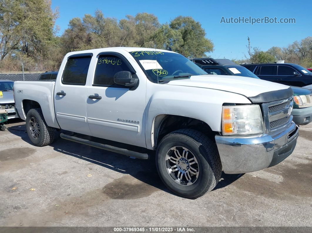 2012 Chevrolet Silverado 1500 Ls White vin: 3GCPKREA2CG150982