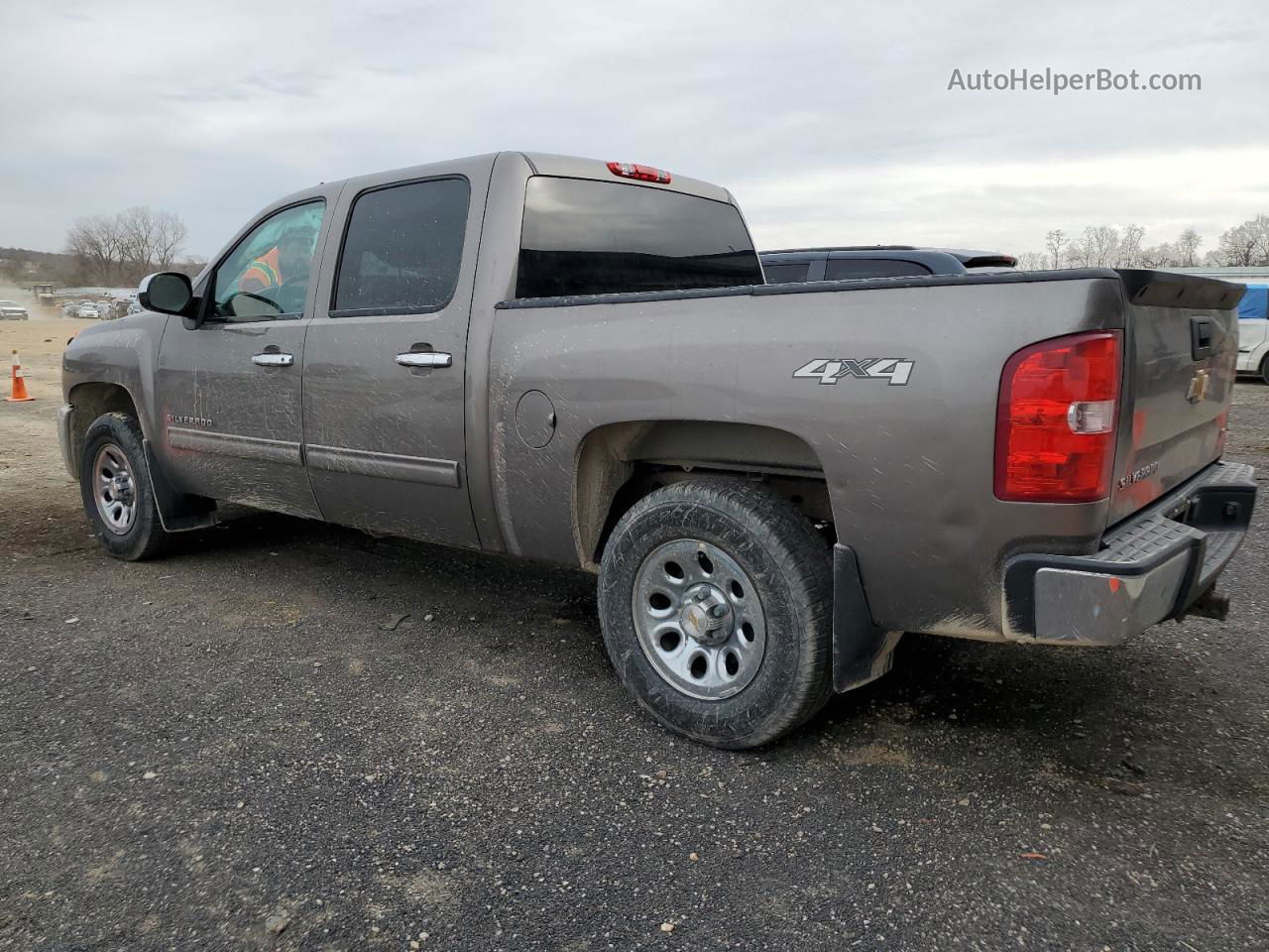 2013 Chevrolet Silverado K1500 Ls Gray vin: 3GCPKREA4DG293451