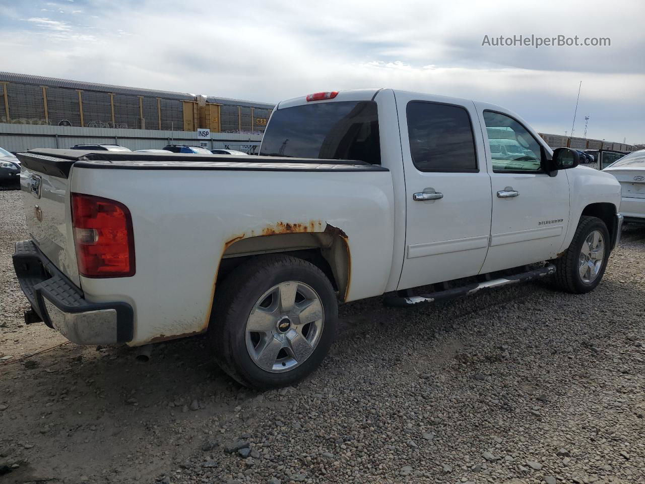 2012 Chevrolet Silverado K1500 Ls Белый vin: 3GCPKREAXCG243250