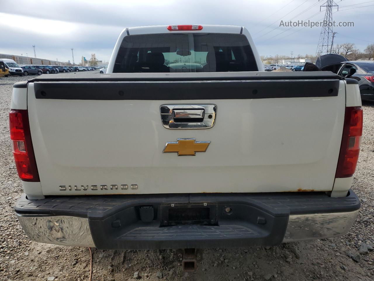 2012 Chevrolet Silverado K1500 Ls White vin: 3GCPKREAXCG243250