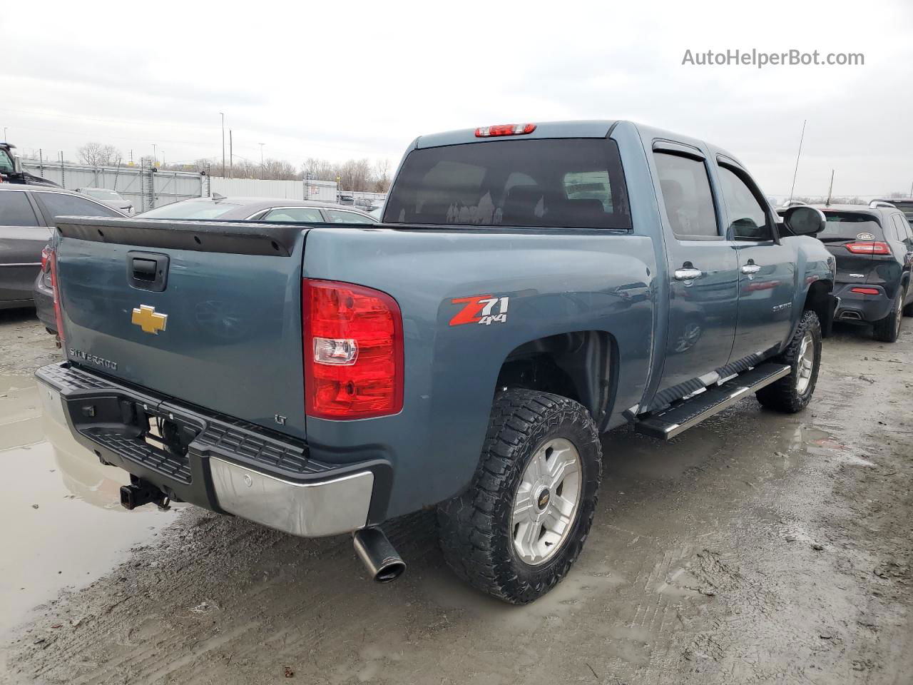 2012 Chevrolet Silverado K1500 Lt Синий vin: 3GCPKSE70CG255483