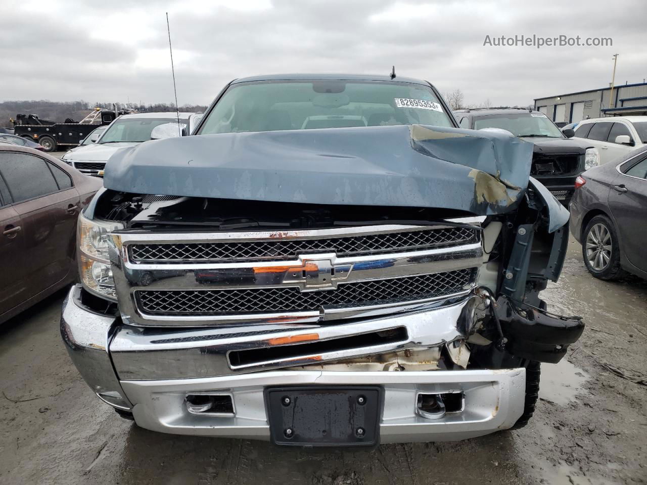 2012 Chevrolet Silverado K1500 Lt Синий vin: 3GCPKSE70CG255483