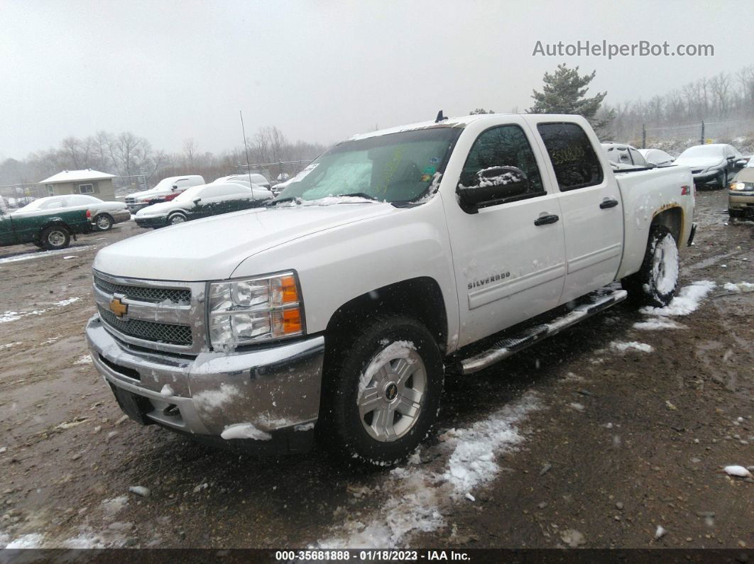 2013 Chevrolet Silverado 1500 Lt White vin: 3GCPKSE70DG183766