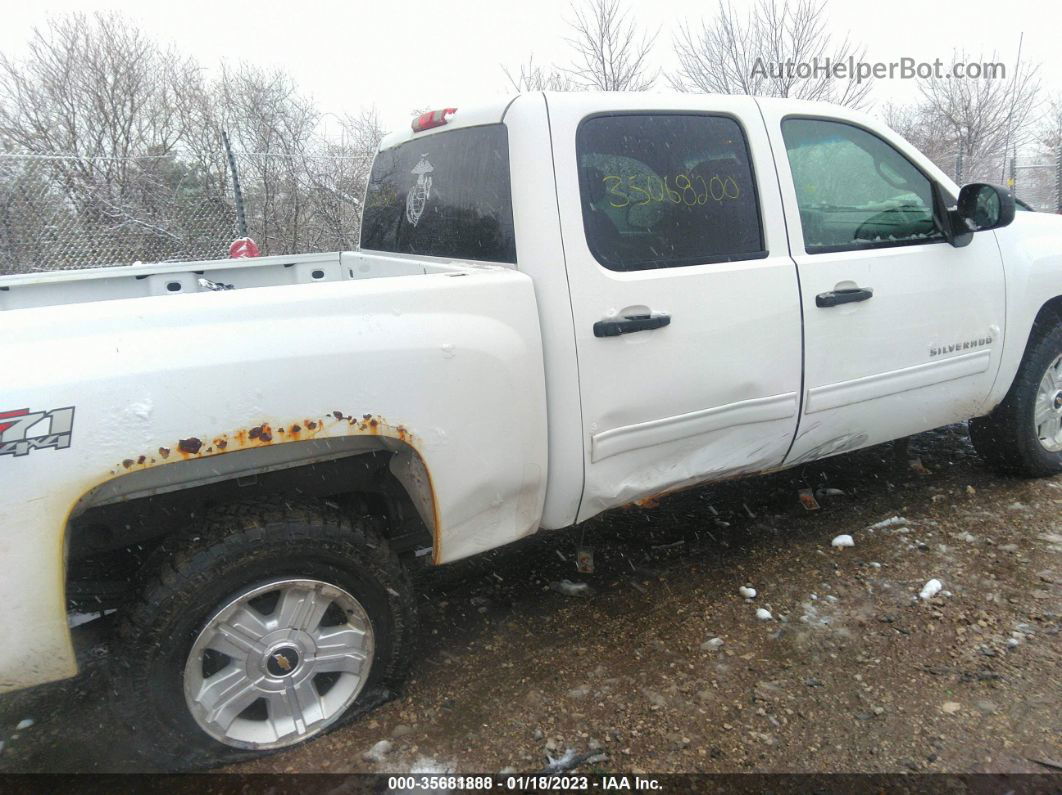 2013 Chevrolet Silverado 1500 Lt White vin: 3GCPKSE70DG183766