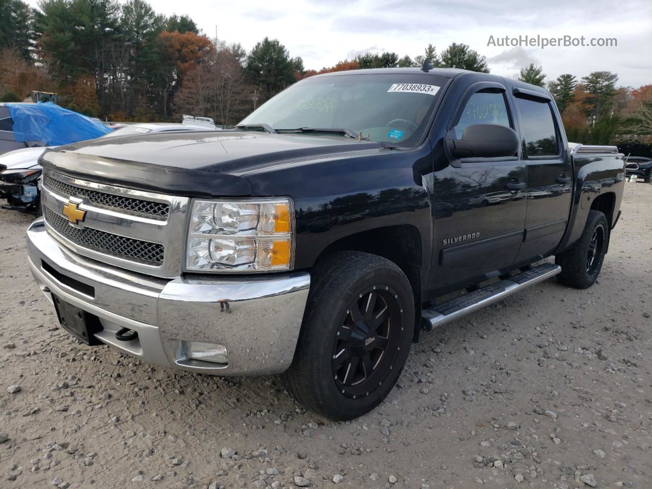 2013 Chevrolet Silverado K1500 Lt Black vin: 3GCPKSE70DG220072