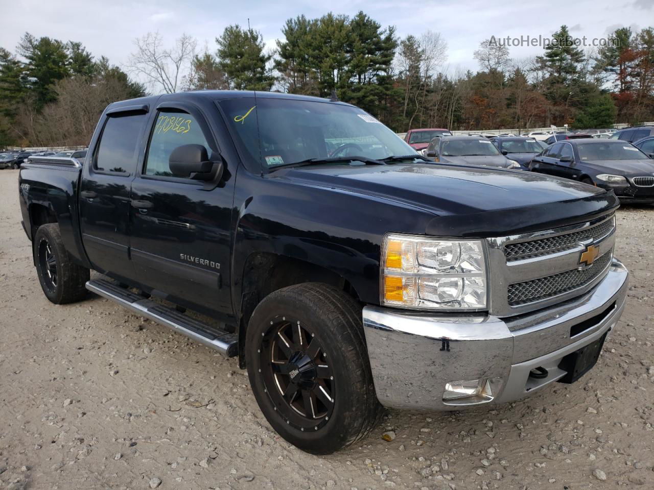 2013 Chevrolet Silverado K1500 Lt Black vin: 3GCPKSE70DG220072