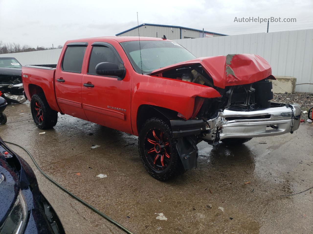 2013 Chevrolet Silverado K1500 Lt Red vin: 3GCPKSE70DG230200