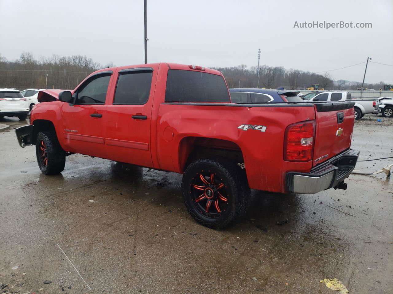 2013 Chevrolet Silverado K1500 Lt Red vin: 3GCPKSE70DG230200