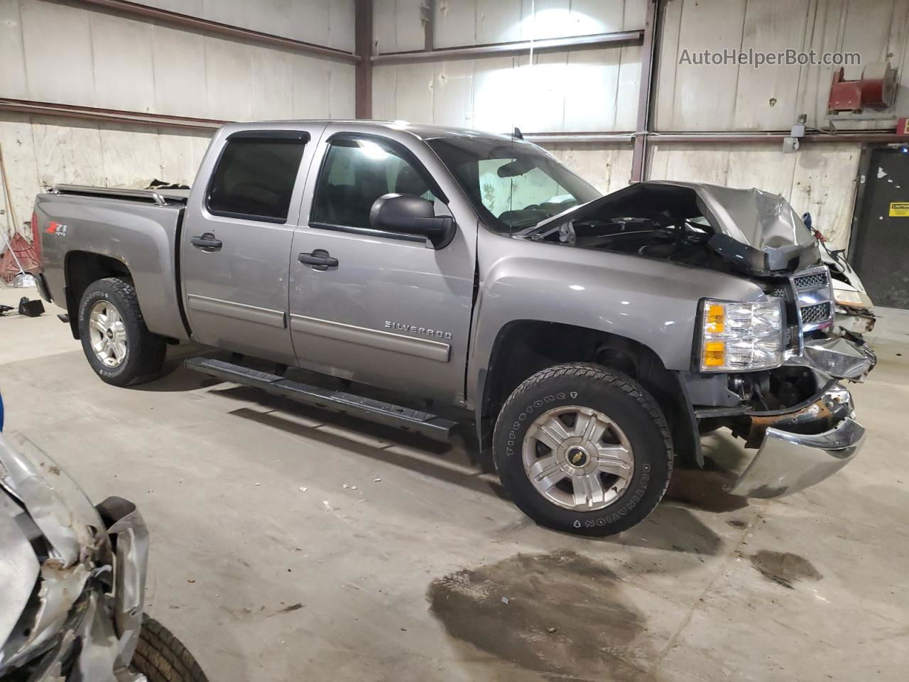 2013 Chevrolet Silverado K1500 Lt Gray vin: 3GCPKSE70DG291076