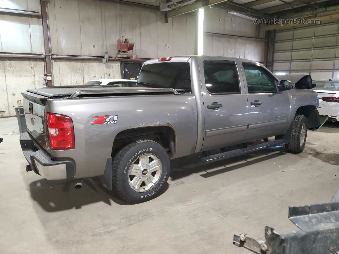 2013 Chevrolet Silverado K1500 Lt Gray vin: 3GCPKSE70DG291076