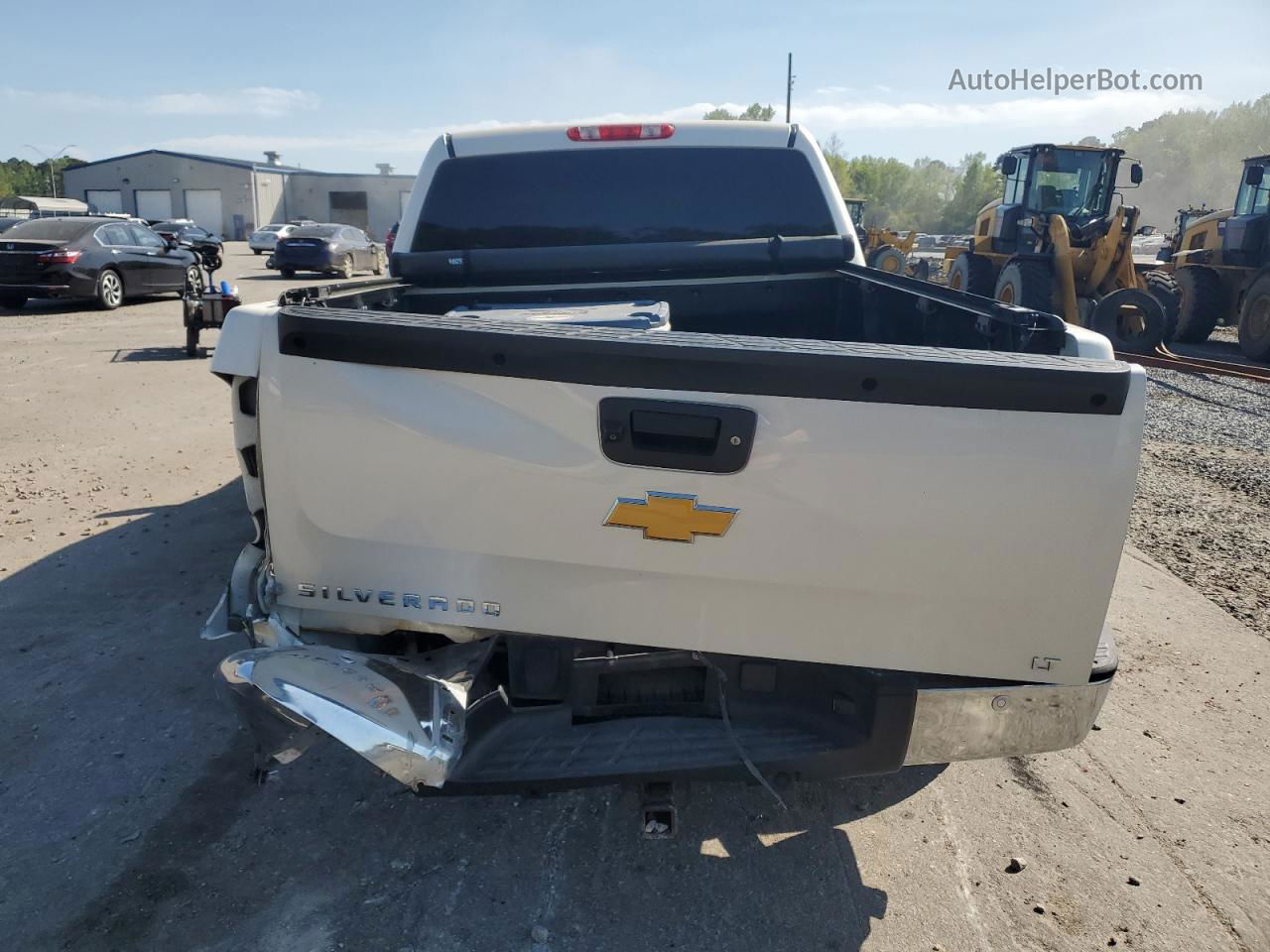 2013 Chevrolet Silverado K1500 Lt White vin: 3GCPKSE70DG302819