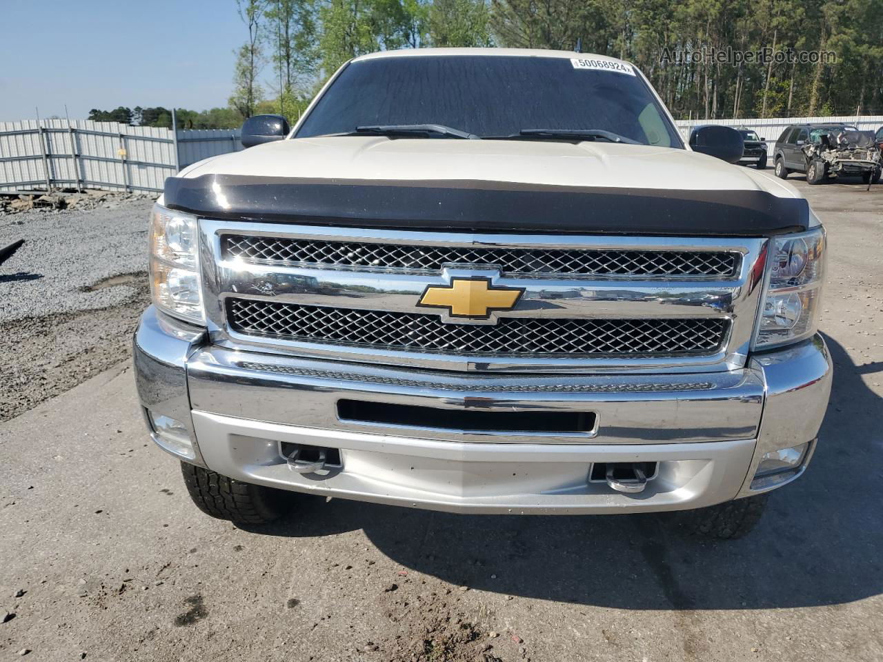 2013 Chevrolet Silverado K1500 Lt White vin: 3GCPKSE70DG302819