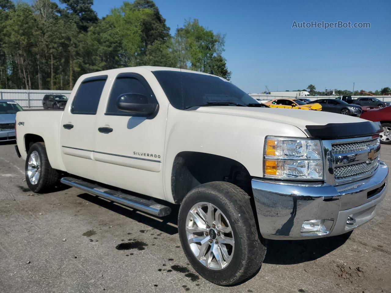 2013 Chevrolet Silverado K1500 Lt Белый vin: 3GCPKSE70DG302819