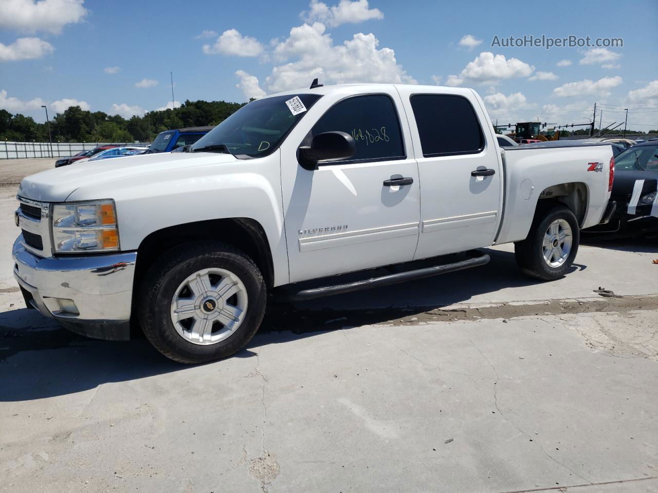 2012 Chevrolet Silverado K1500 Lt White vin: 3GCPKSE71CG203005