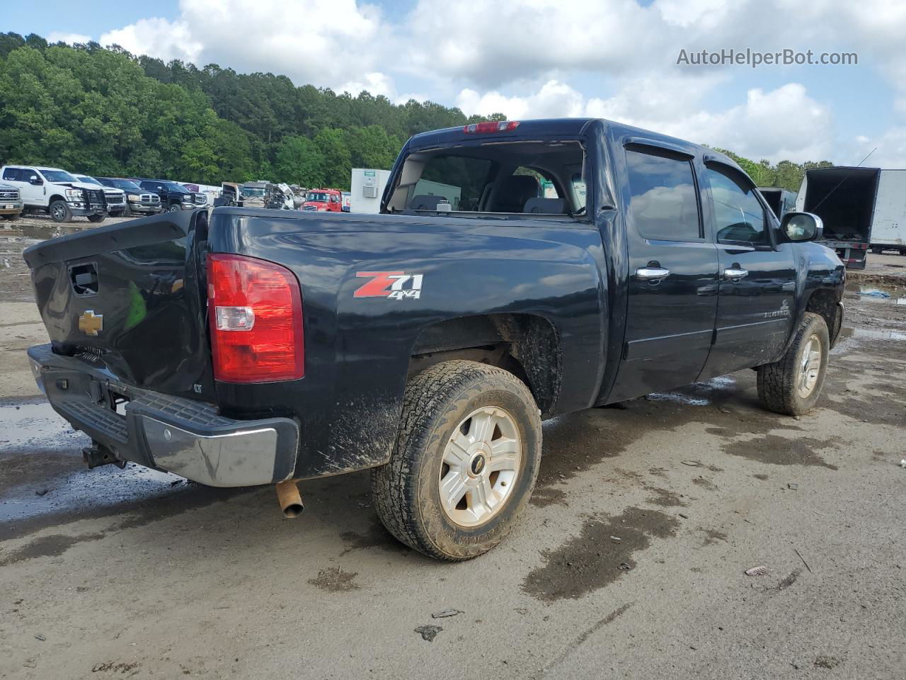 2012 Chevrolet Silverado K1500 Lt Black vin: 3GCPKSE71CG233752