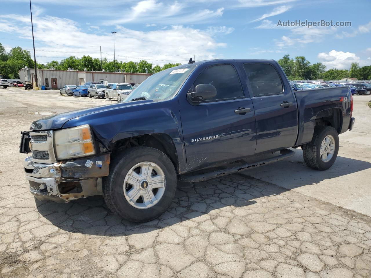 2012 Chevrolet Silverado K1500 Lt Синий vin: 3GCPKSE71CG257534