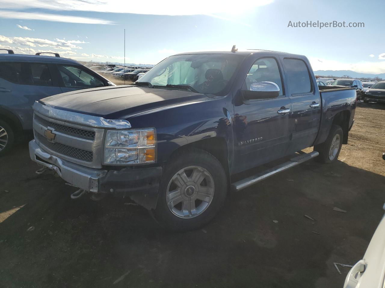 2013 Chevrolet Silverado K1500 Lt Blue vin: 3GCPKSE71DG106727