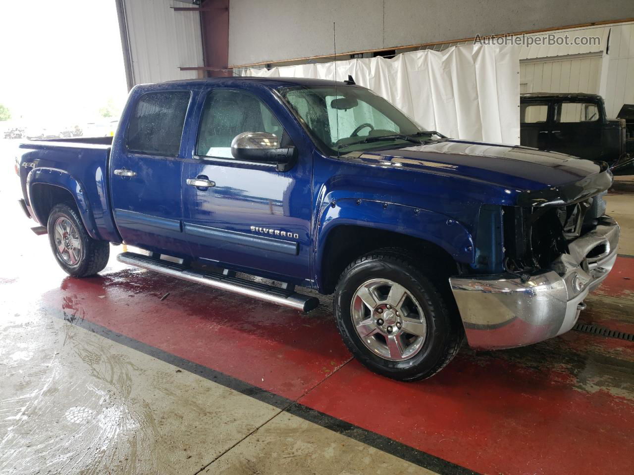 2013 Chevrolet Silverado K1500 Lt Blue vin: 3GCPKSE71DG166684