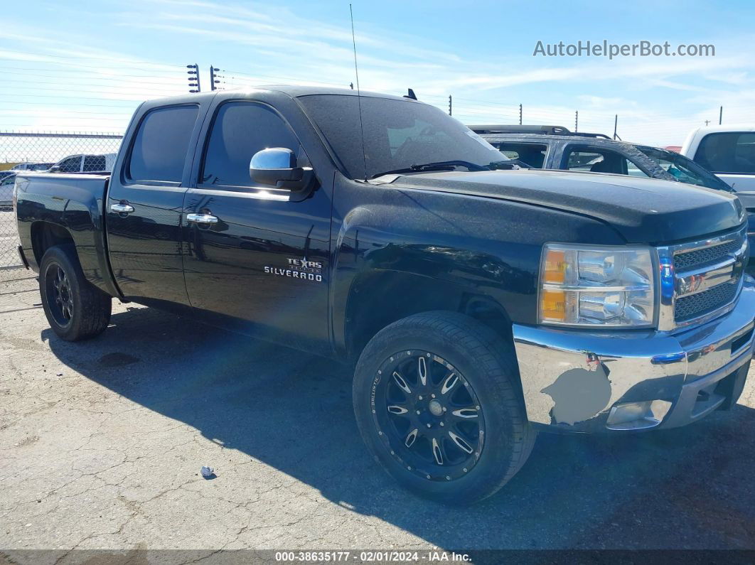 2013 Chevrolet Silverado 1500 Lt Black vin: 3GCPKSE71DG282256