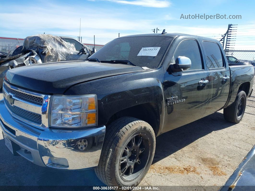 2013 Chevrolet Silverado 1500 Lt Black vin: 3GCPKSE71DG282256