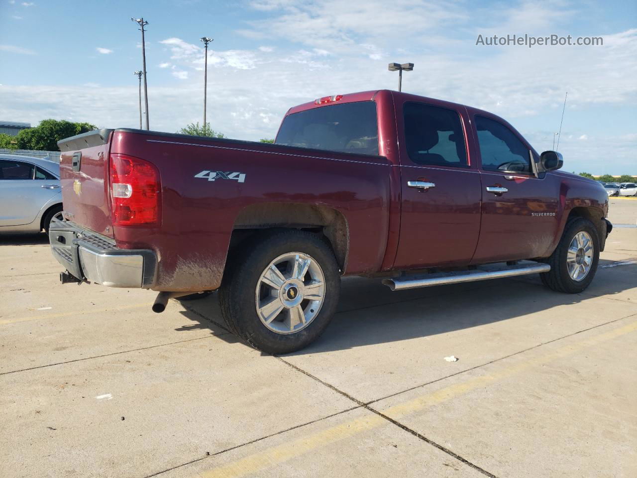 2013 Chevrolet Silverado K1500 Lt Maroon vin: 3GCPKSE71DG309343