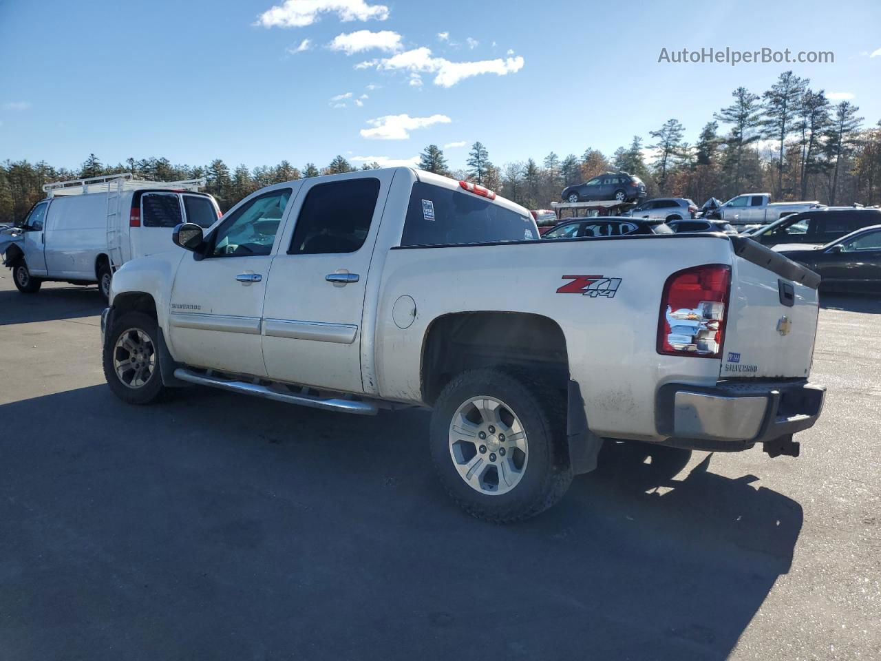 2012 Chevrolet Silverado K1500 Lt Белый vin: 3GCPKSE72CG212358