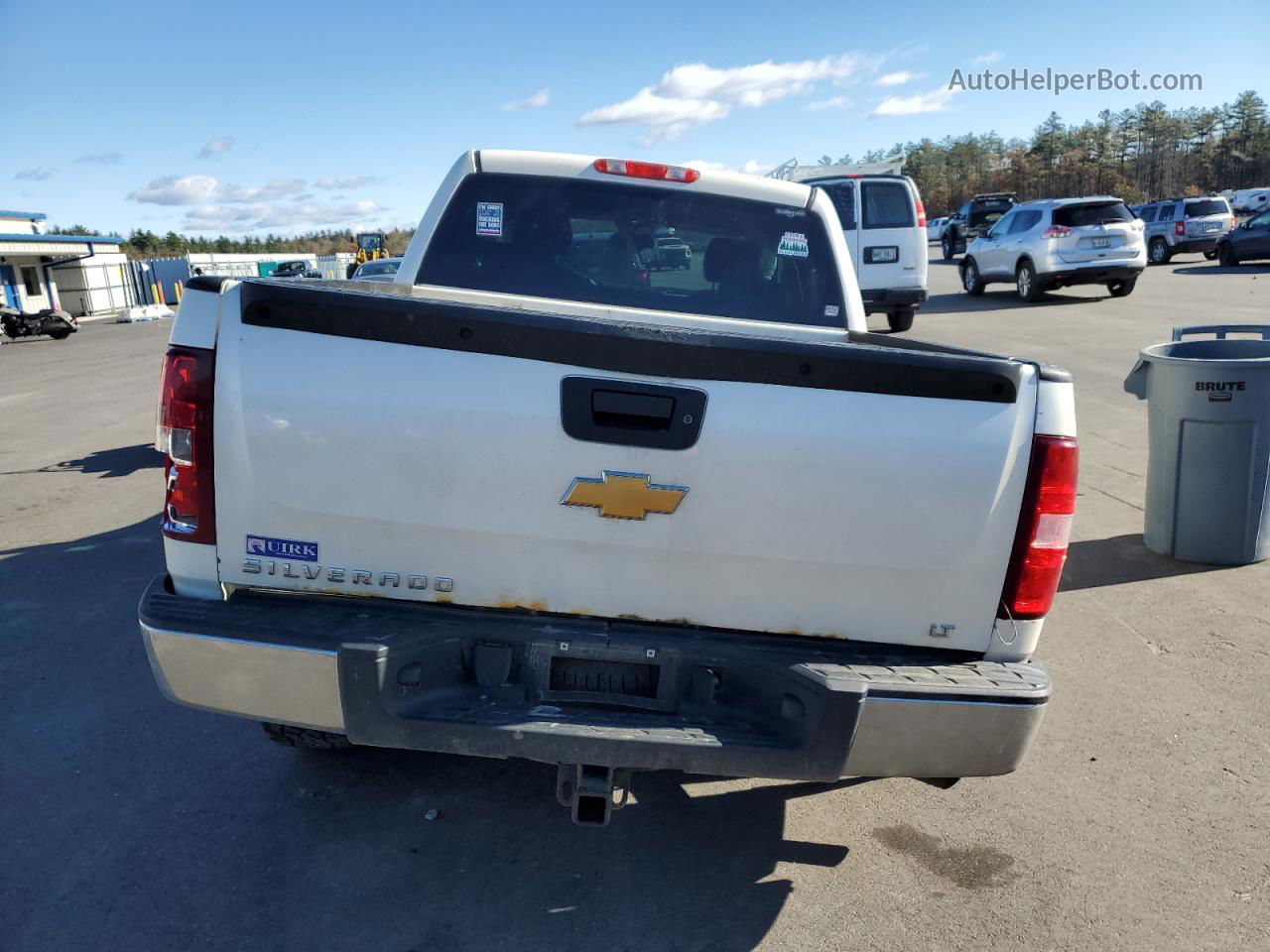 2012 Chevrolet Silverado K1500 Lt Белый vin: 3GCPKSE72CG212358