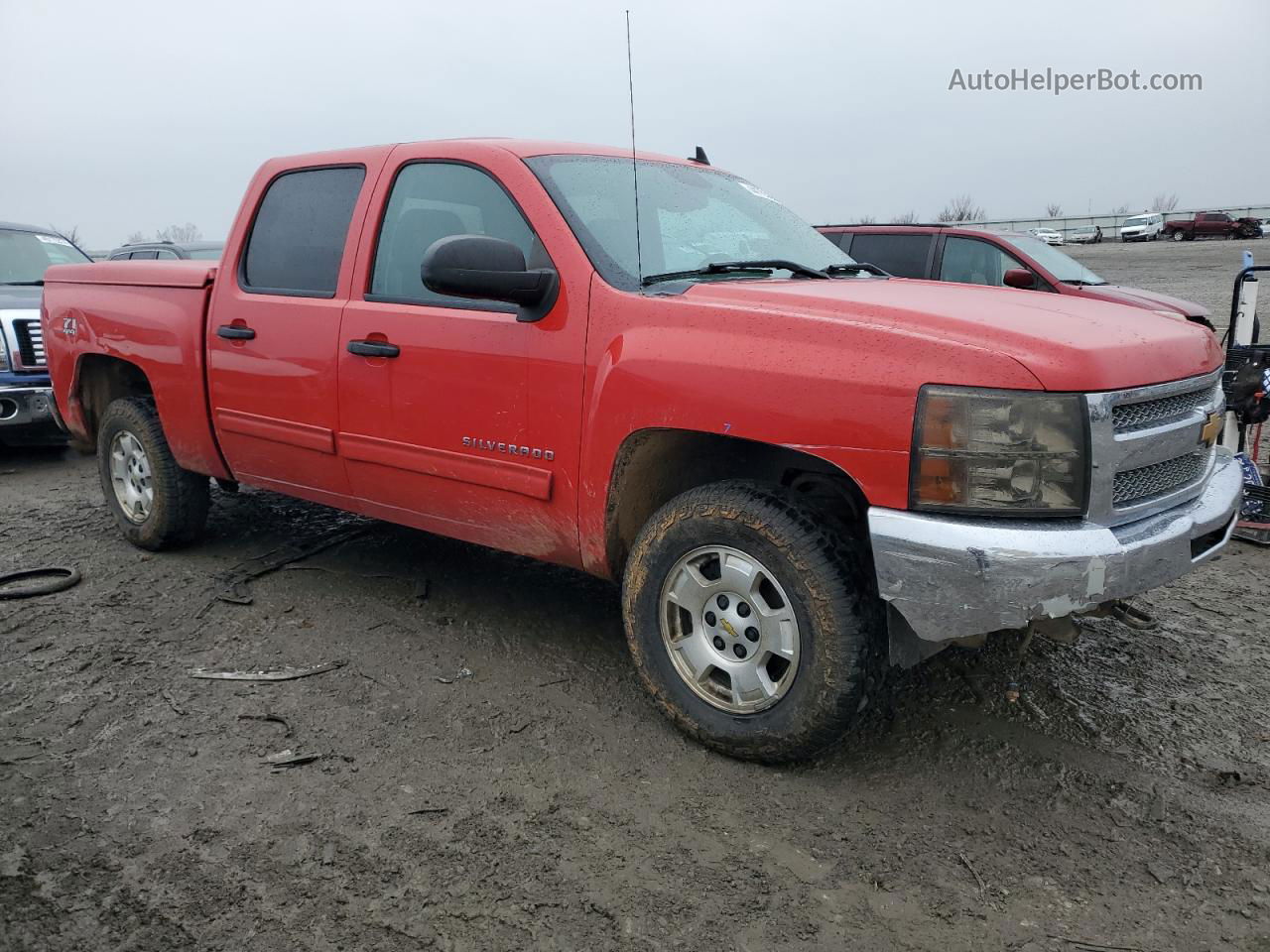 2012 Chevrolet Silverado K1500 Lt Red vin: 3GCPKSE72CG250852