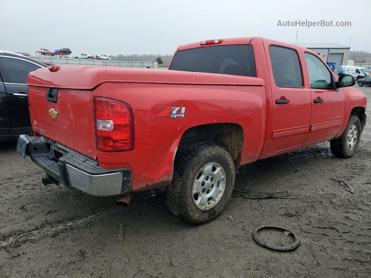 2012 Chevrolet Silverado K1500 Lt Red vin: 3GCPKSE72CG250852