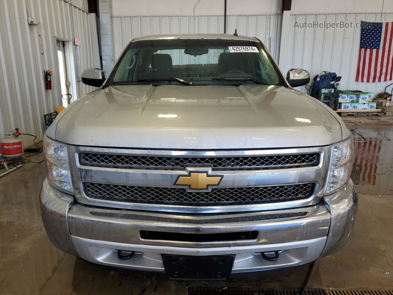 2012 Chevrolet Silverado K1500 Lt Silver vin: 3GCPKSE72CG272155