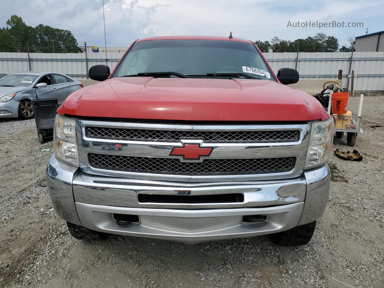 2013 Chevrolet Silverado K1500 Lt Red vin: 3GCPKSE72DG235012