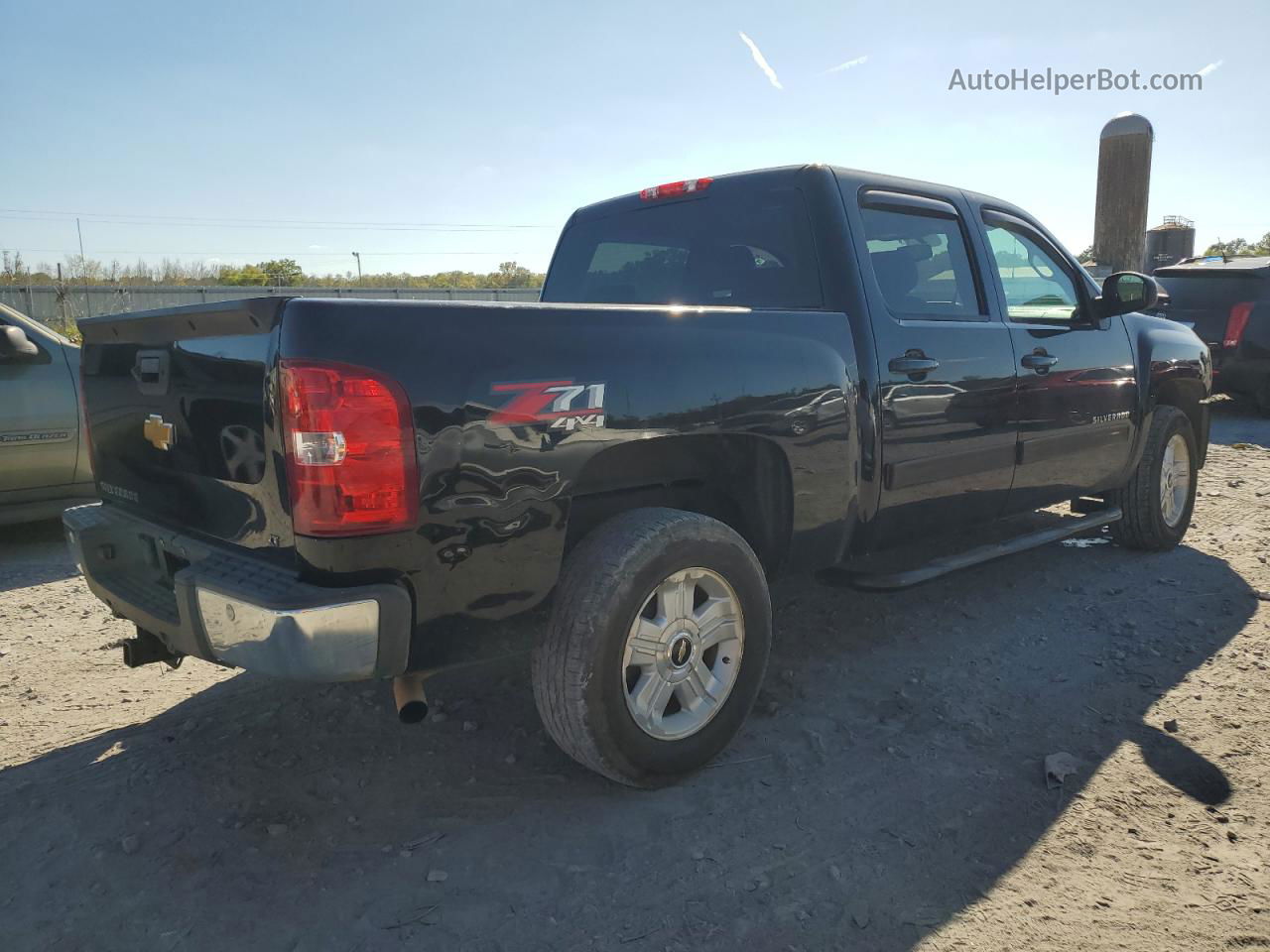 2013 Chevrolet Silverado K1500 Lt Black vin: 3GCPKSE72DG284873