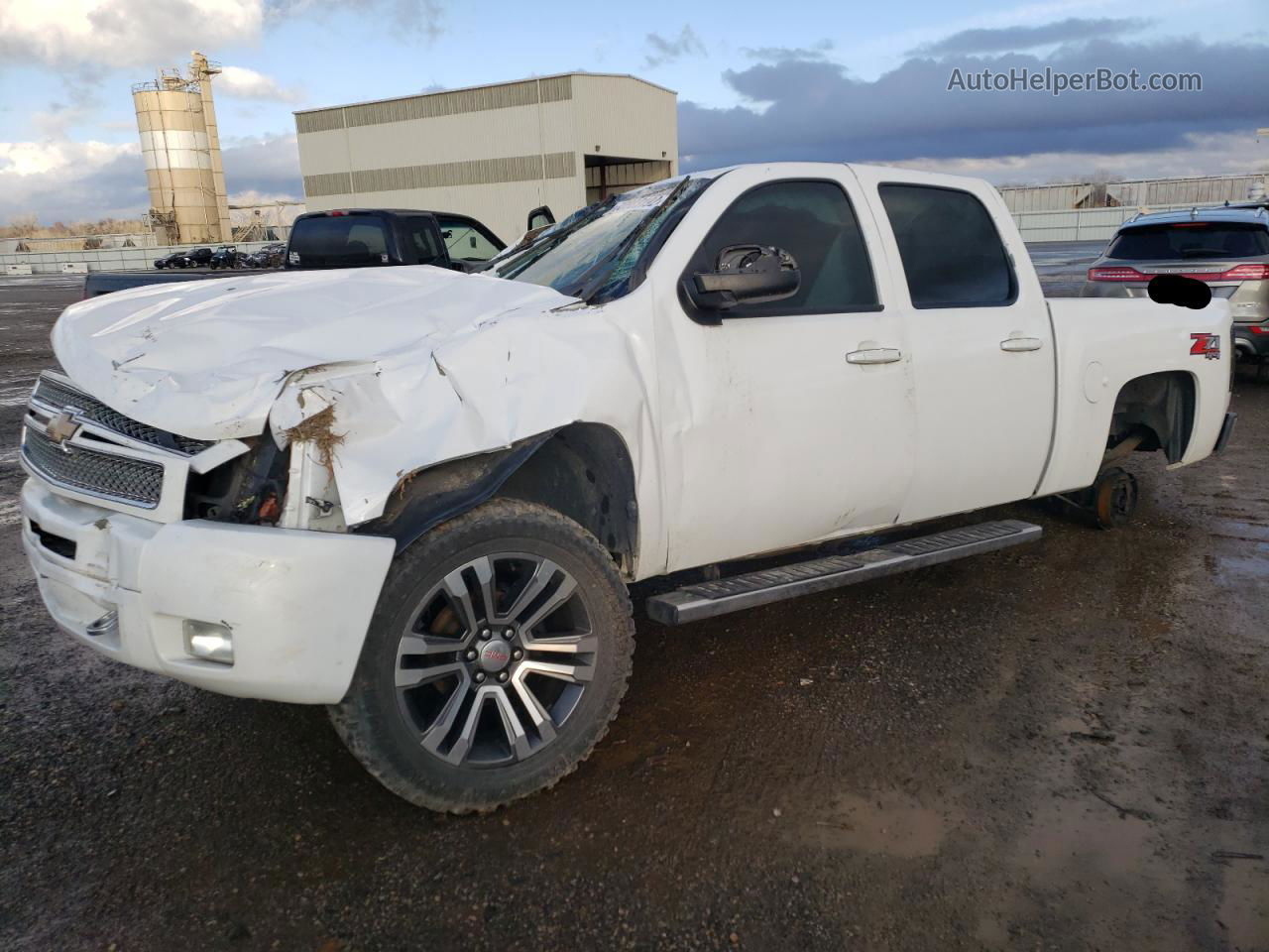 2012 Chevrolet Silverado K1500 Lt Белый vin: 3GCPKSE73CG274464