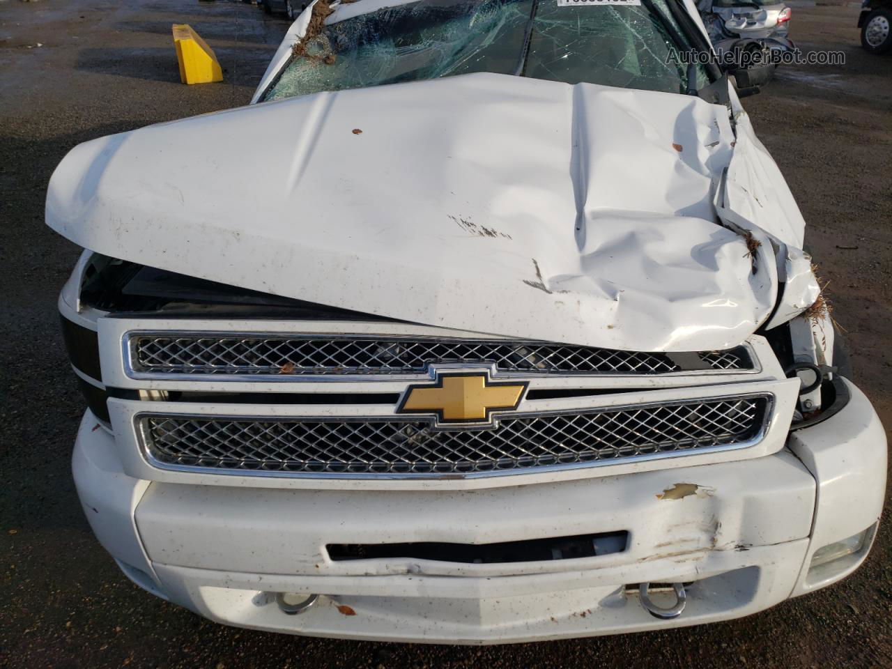 2012 Chevrolet Silverado K1500 Lt White vin: 3GCPKSE73CG274464