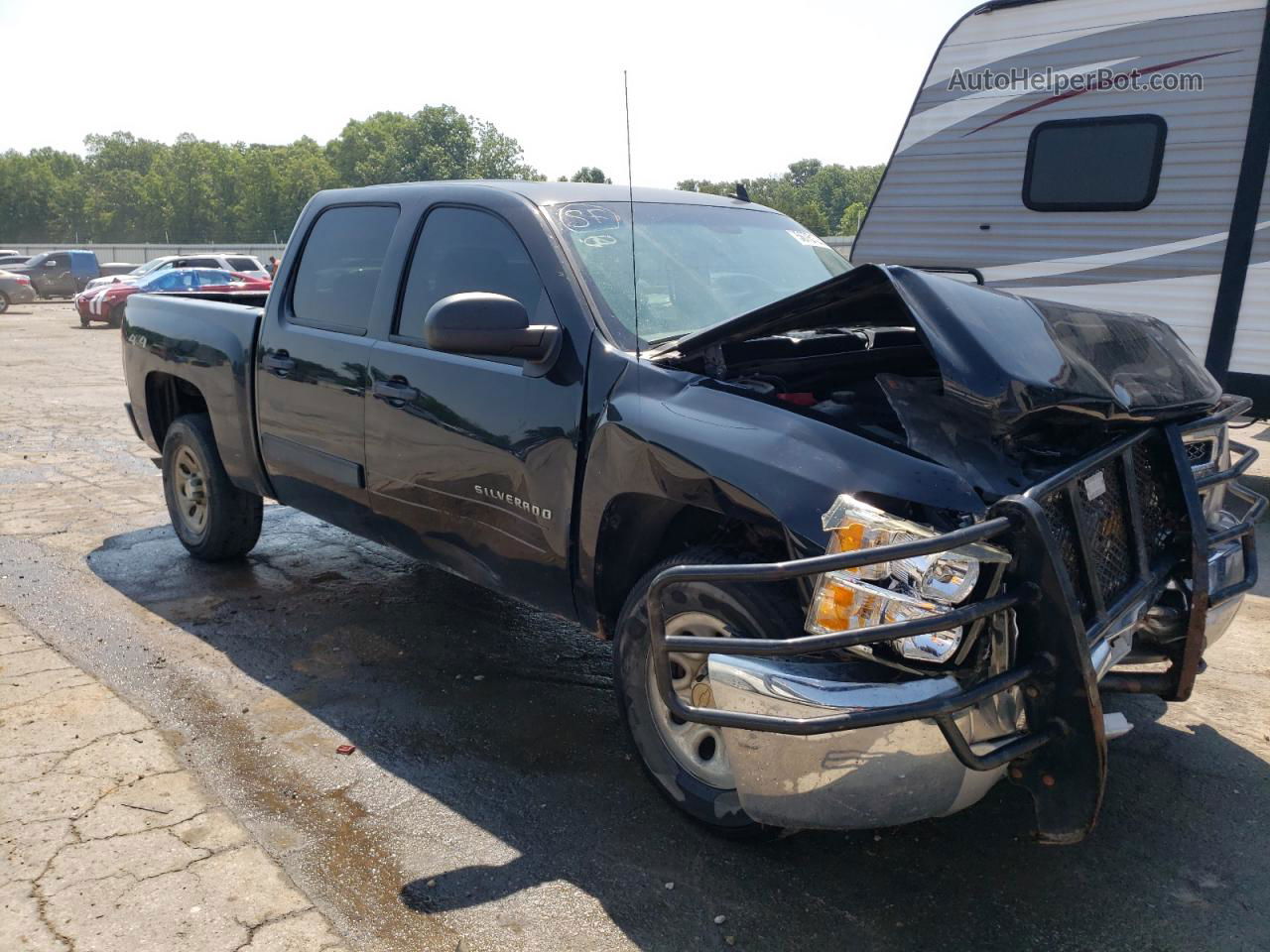 2013 Chevrolet Silverado K1500 Lt Black vin: 3GCPKSE73DG111993