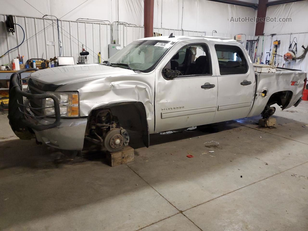 2013 Chevrolet Silverado K1500 Lt Silver vin: 3GCPKSE73DG177881