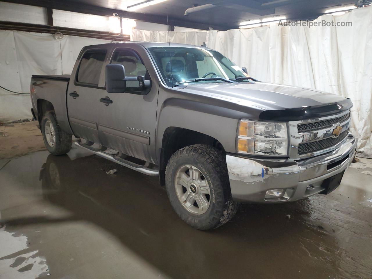 2013 Chevrolet Silverado K1500 Lt Gray vin: 3GCPKSE74DG104793